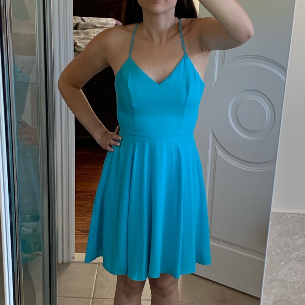Light blue express dress NWT
